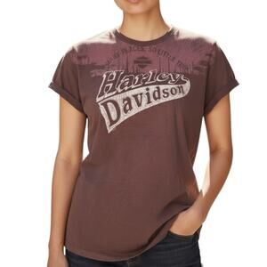 Harley-Davidson Charlie’s Ashland KY Tee Large Brown Pink